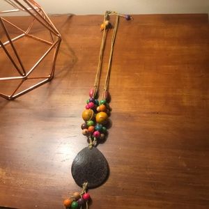 Handmade Colombian adjustable statement necklace